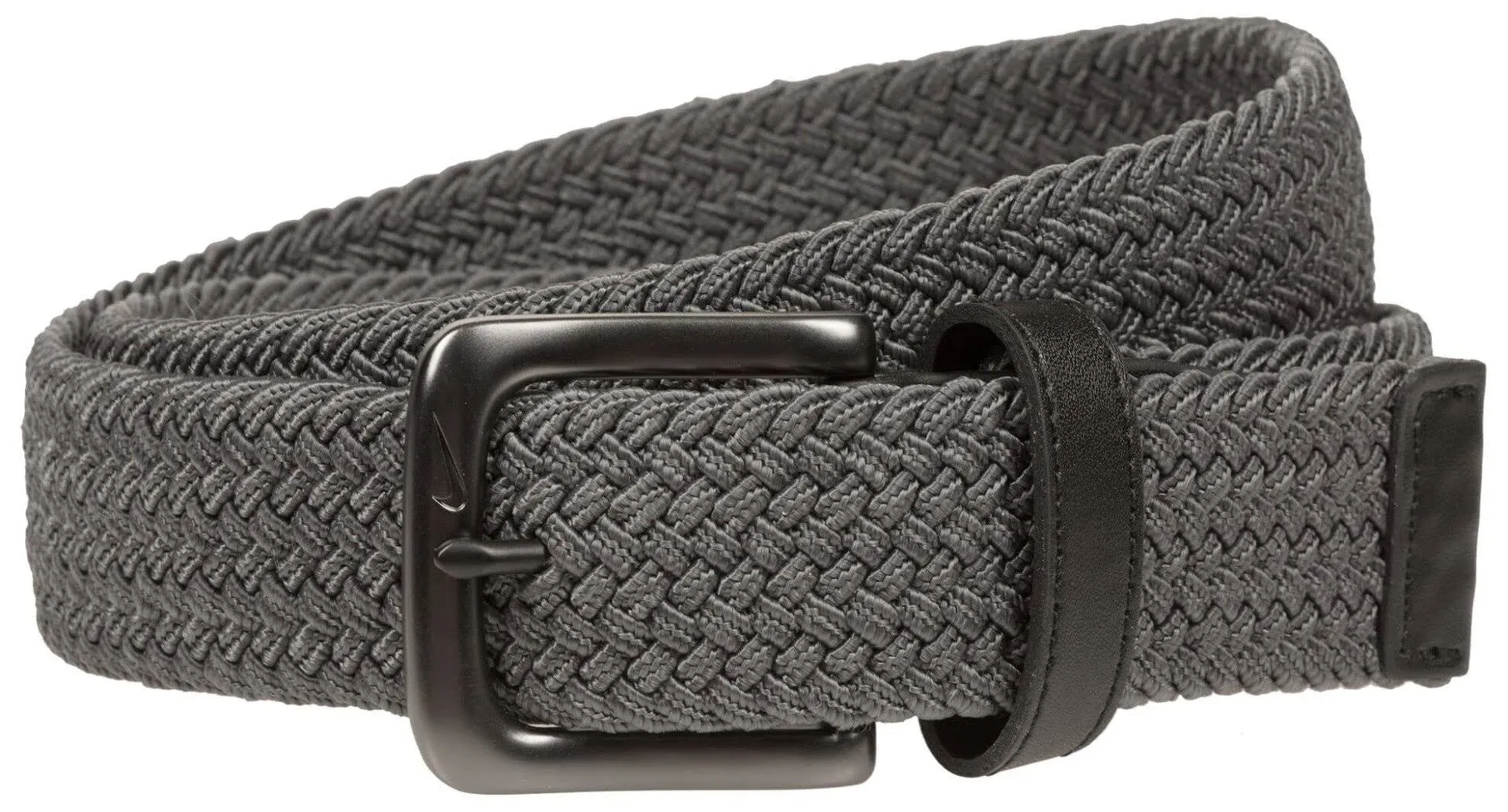 Nike Men's Golf Stretch Woven Belt - Grey, Size: XL (40/42)