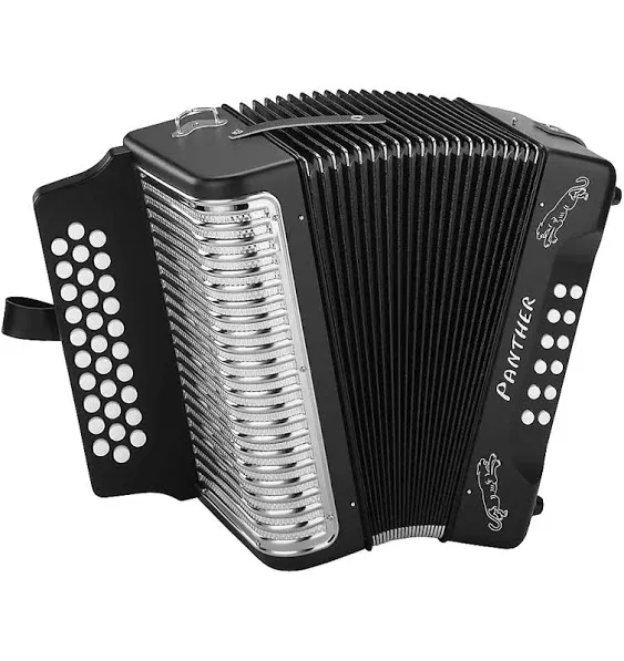 Hohner Panther G/C/F 3-Row Diatonic Accordion 