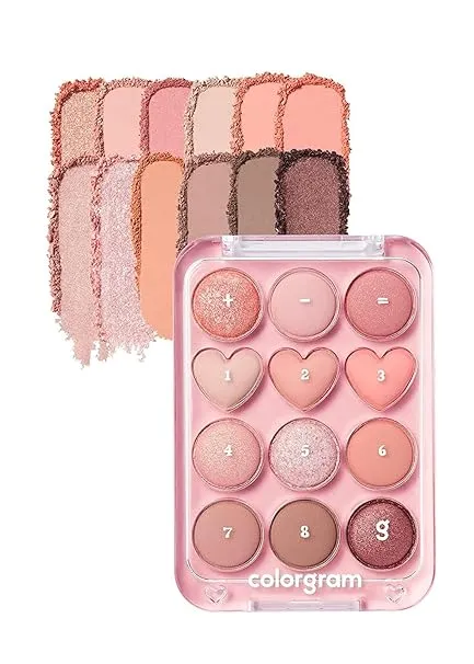 Colorgram, Pin Point Lidschattenpalette, 03 Pink + Lavender = Love, 0,31 oz. (8,9 g)