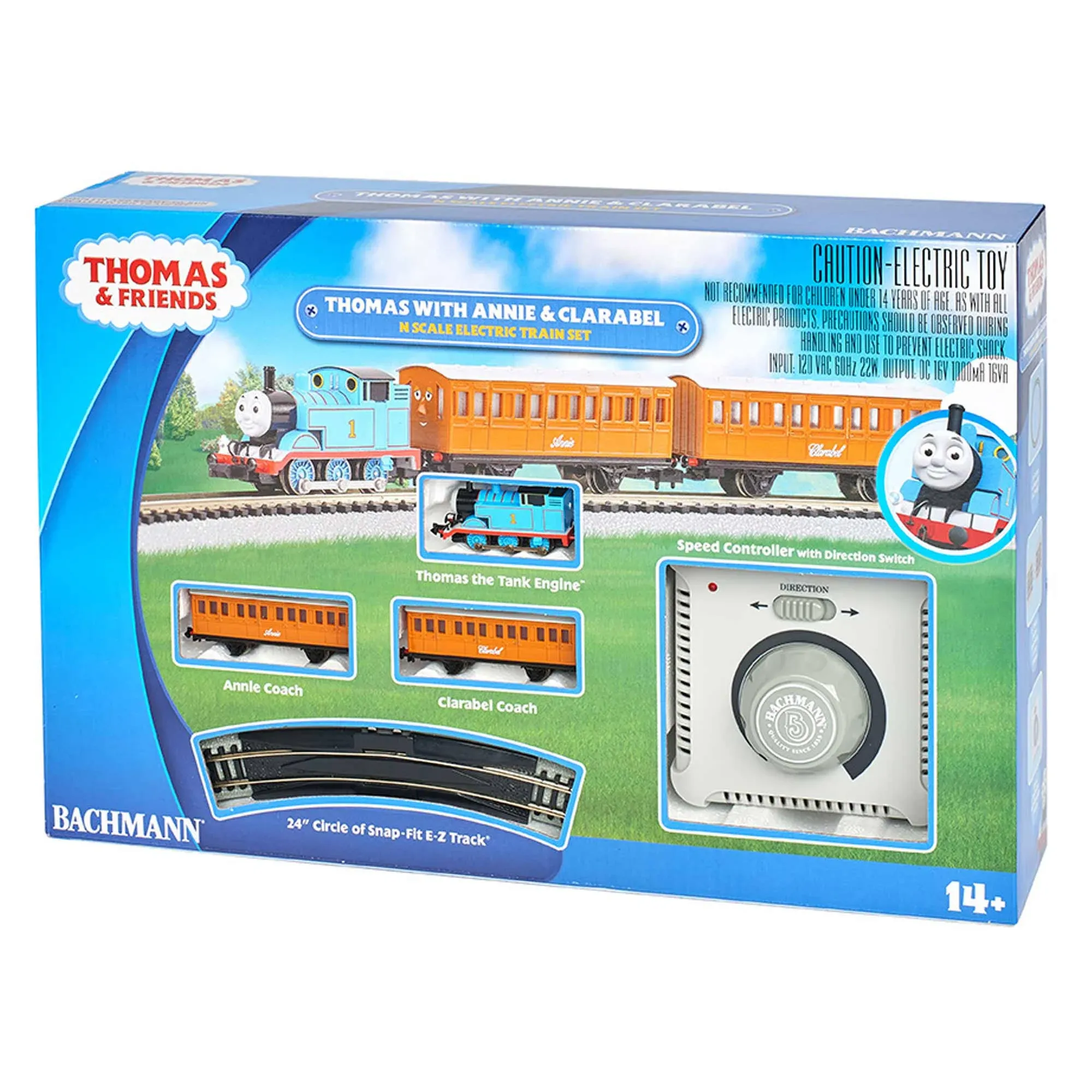 Bachmann Trains 24028 Thomas with Annie and Clarabel N Scale Train Set