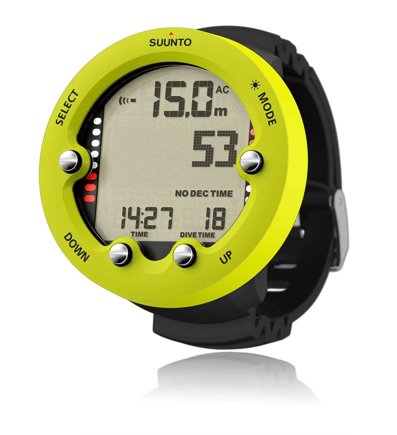 Suunto Zoop Novo Wrist Scuba Diving Computer (lime)