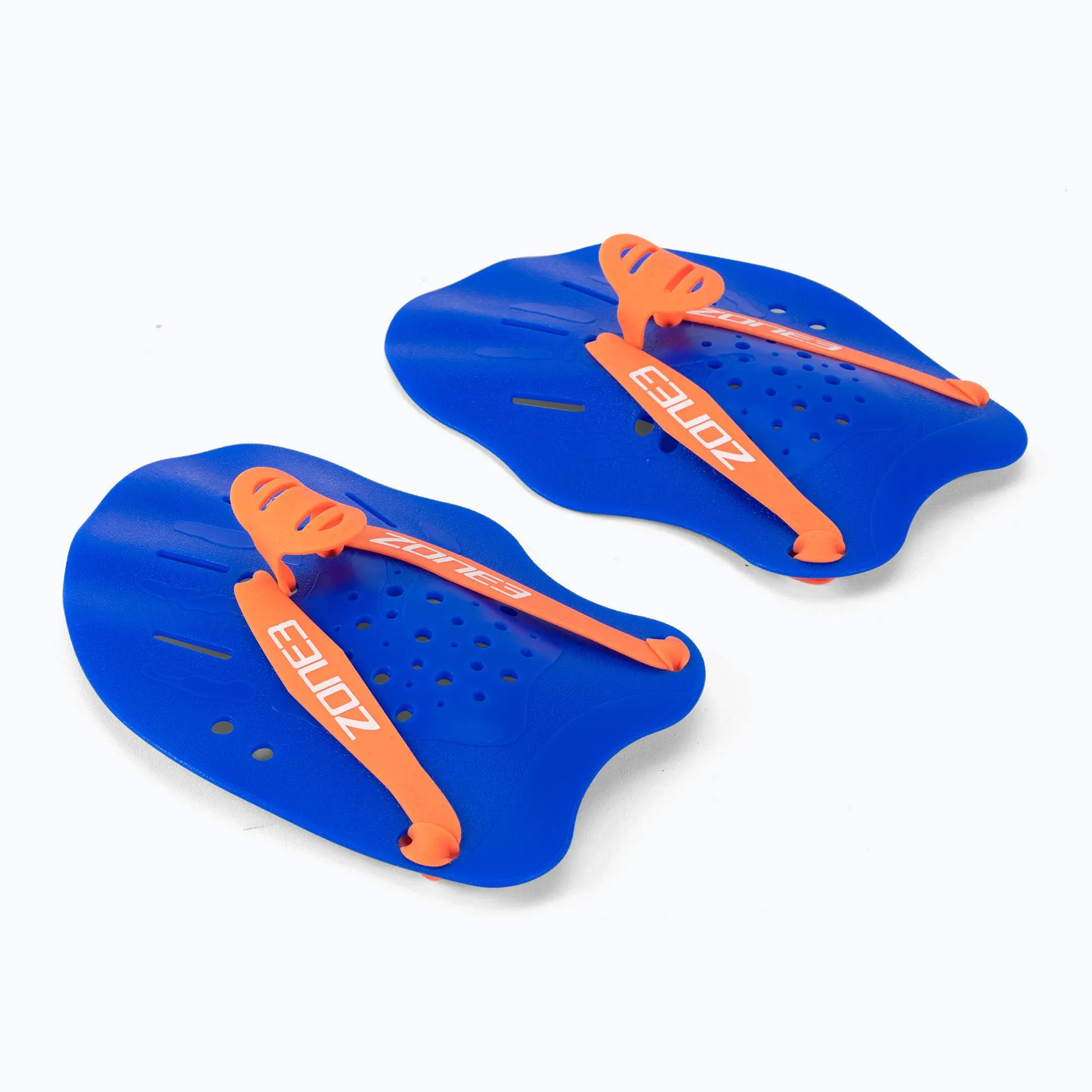 Zone3 Ergo Swim Training Hand Paddles (Blue/Orange)