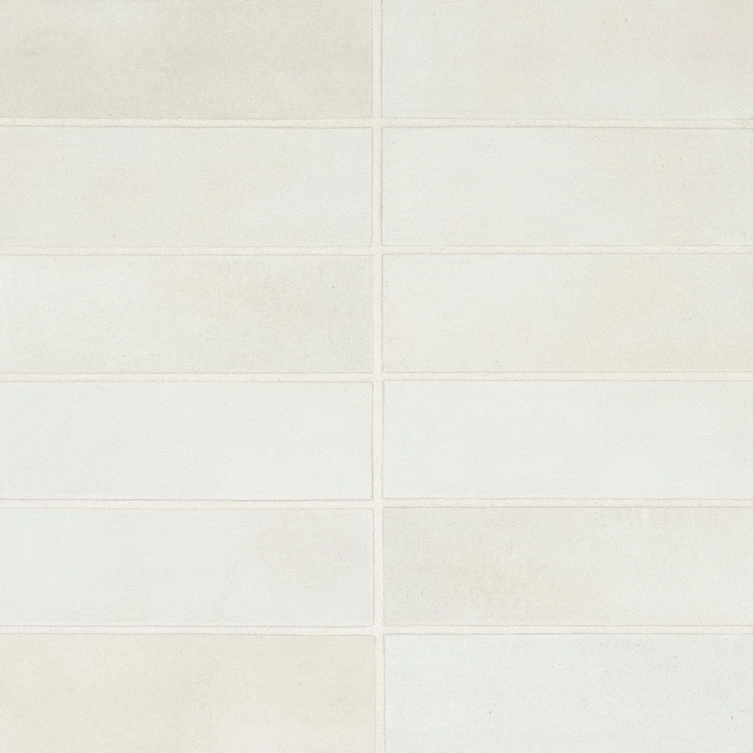 Bedrosians Celine 2" x 6" Matte Porcelain Floor & Wall Tile Color: White