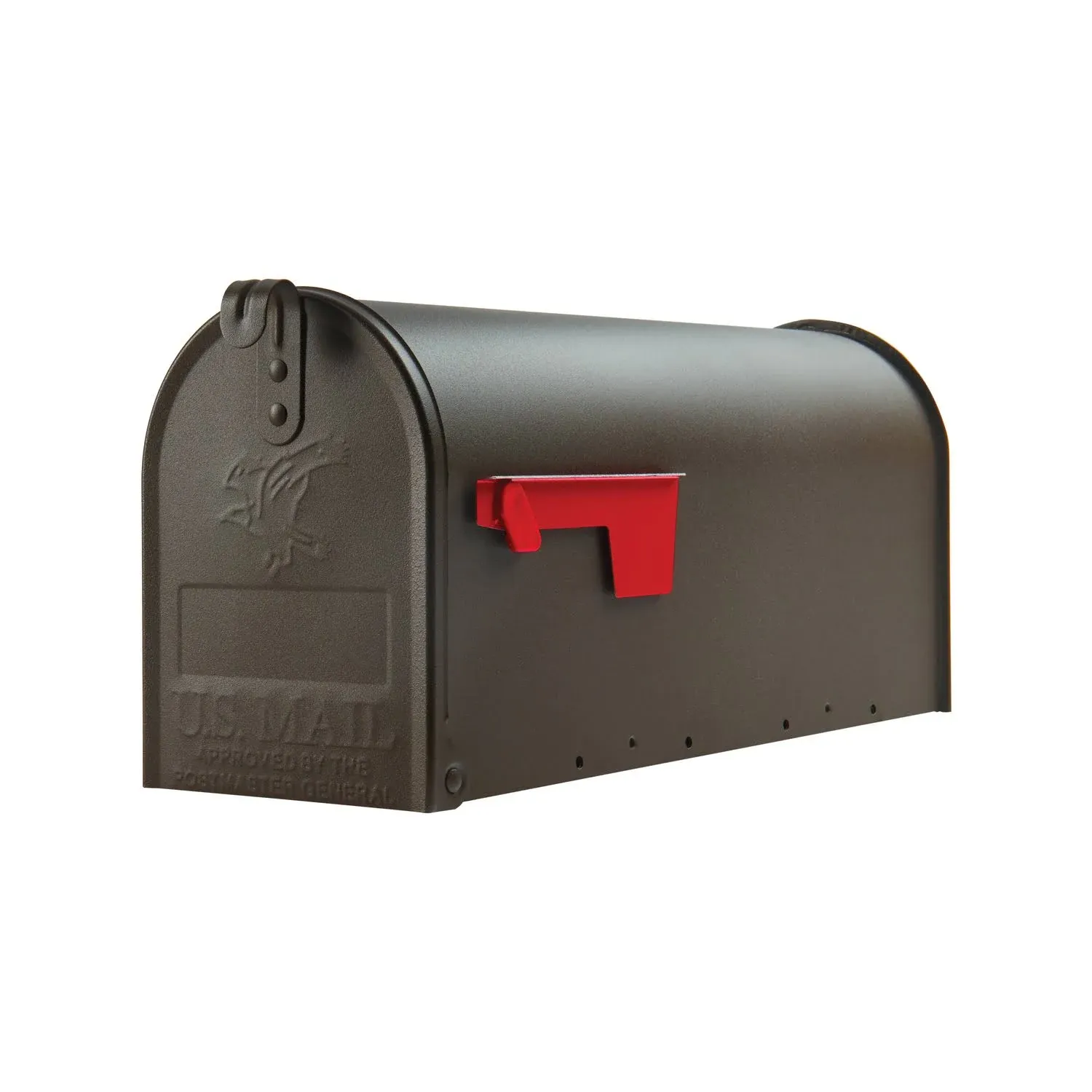 Elite Bronze, Medium, Steel, Post Mount Mailbox