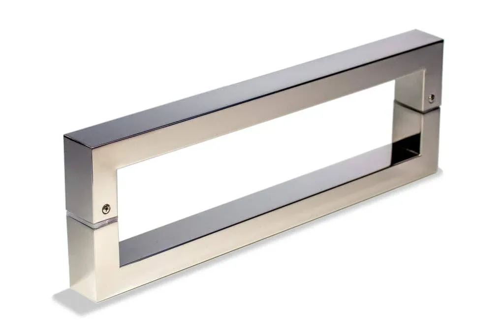 Modern 12 inches Square Rectangle Flat Shape Stainless-Stee<wbr/>l Door Handle Bar