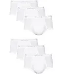 Hanes Men's Tagless Briefs 6-Pack - White Large