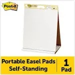 Post-it Super Sticky Portable Tabletop Easel Pad w/ Dry Erase Panel, Great for ...