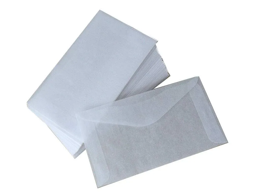 Glassine Mini Scratch Off Game Card Envelopes