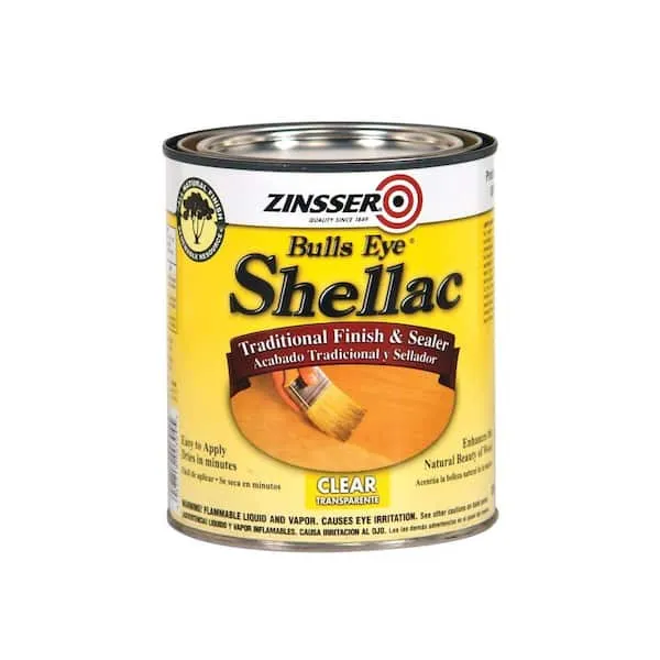 Zinsser 1 Quart Clear Bulls Eye Shellac