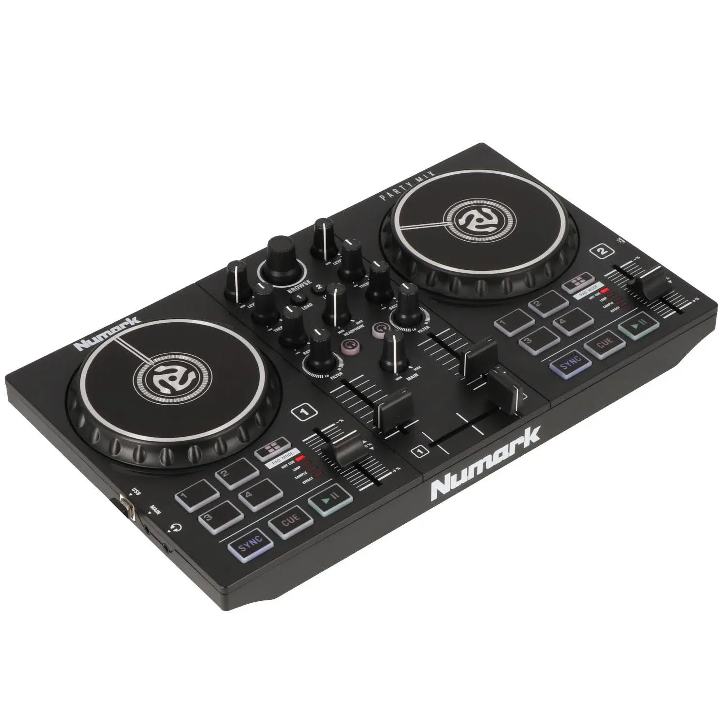 Numark - Party Mix II DJ Controller with Built-In Light Show