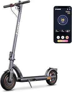 Electric Scooter N40, 700W Max Power, 10" Pneumatic Tires, 25-30 Miles Range & 19 MPH Speed, Dual Brake System, Ipx4 Waterproof, Commuter E-Scooter