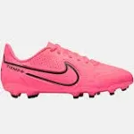 Nike Kids' Tiempo Legend 9 Club FG Soccer Cleats, Size 6, Pink/Black