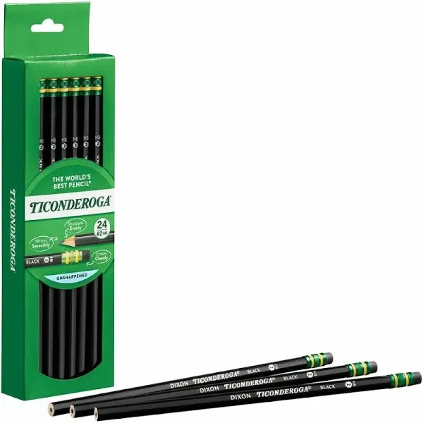 Staedtler Norica Premium Graphite #2 HB Break-Resist Pencils 24-Pack Latex Free