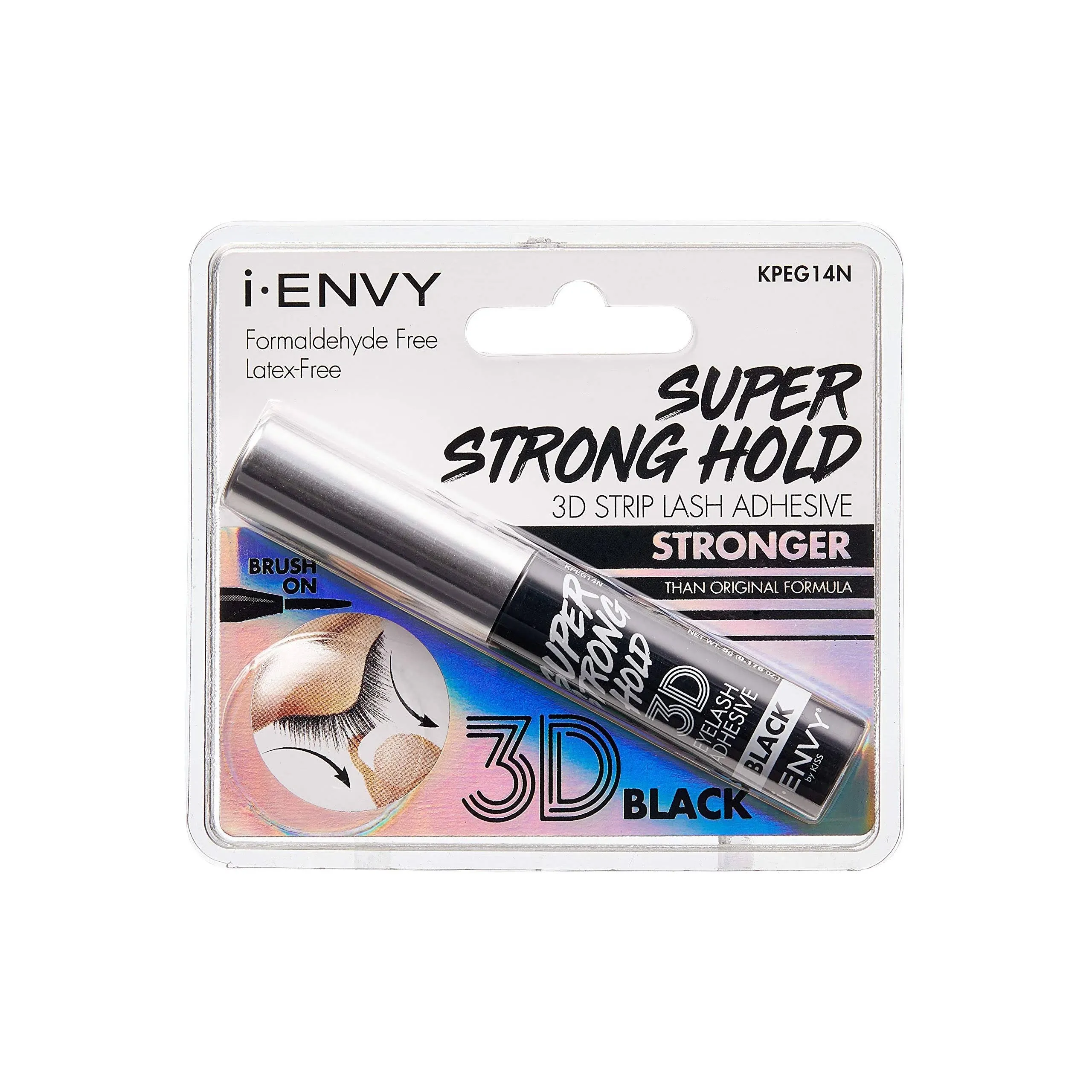 Kiss i•ENVY 3D Super Strong Hold Adhesive - BLACK #KPEG14N