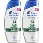 Head & Shoulders Itchy Scalp Care Anti-Dandruff 2 in 1 Shampoo and Conditioner Infused with Eucalyptus 23.7 fl oz Twin Pack