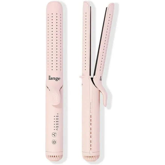 L'ange Hair Le Duo 360° Airflow Styler 2-in-1 Curling Wand & Titanium Flat Iron Hair Straightener