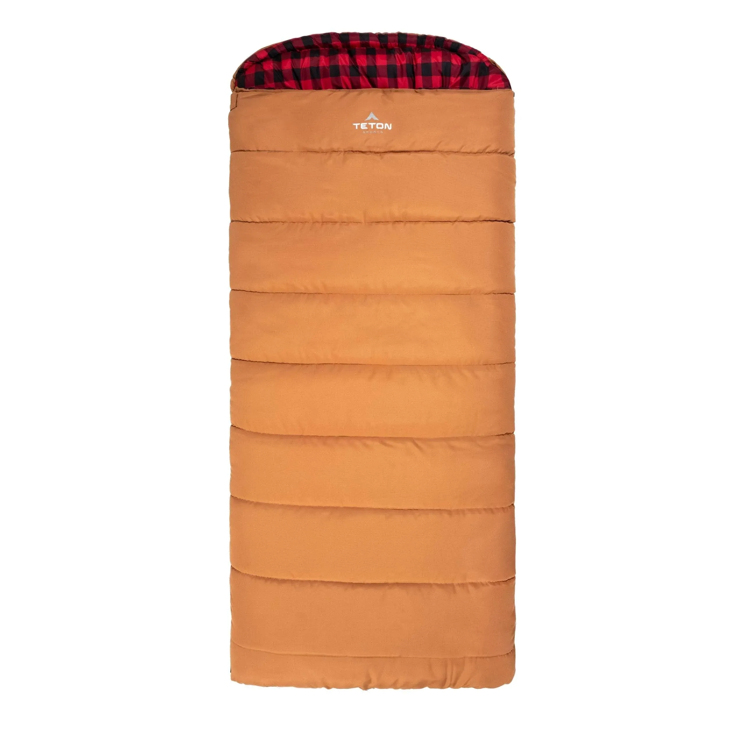 Teton Sports Bridger 20F Canvas Sleeping Bag - Pecan/Fox