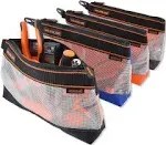 4PCS 13&#034; Zipper Clear Tool Pouch, Small Tool Bag Organizer, Mini Tool Bag