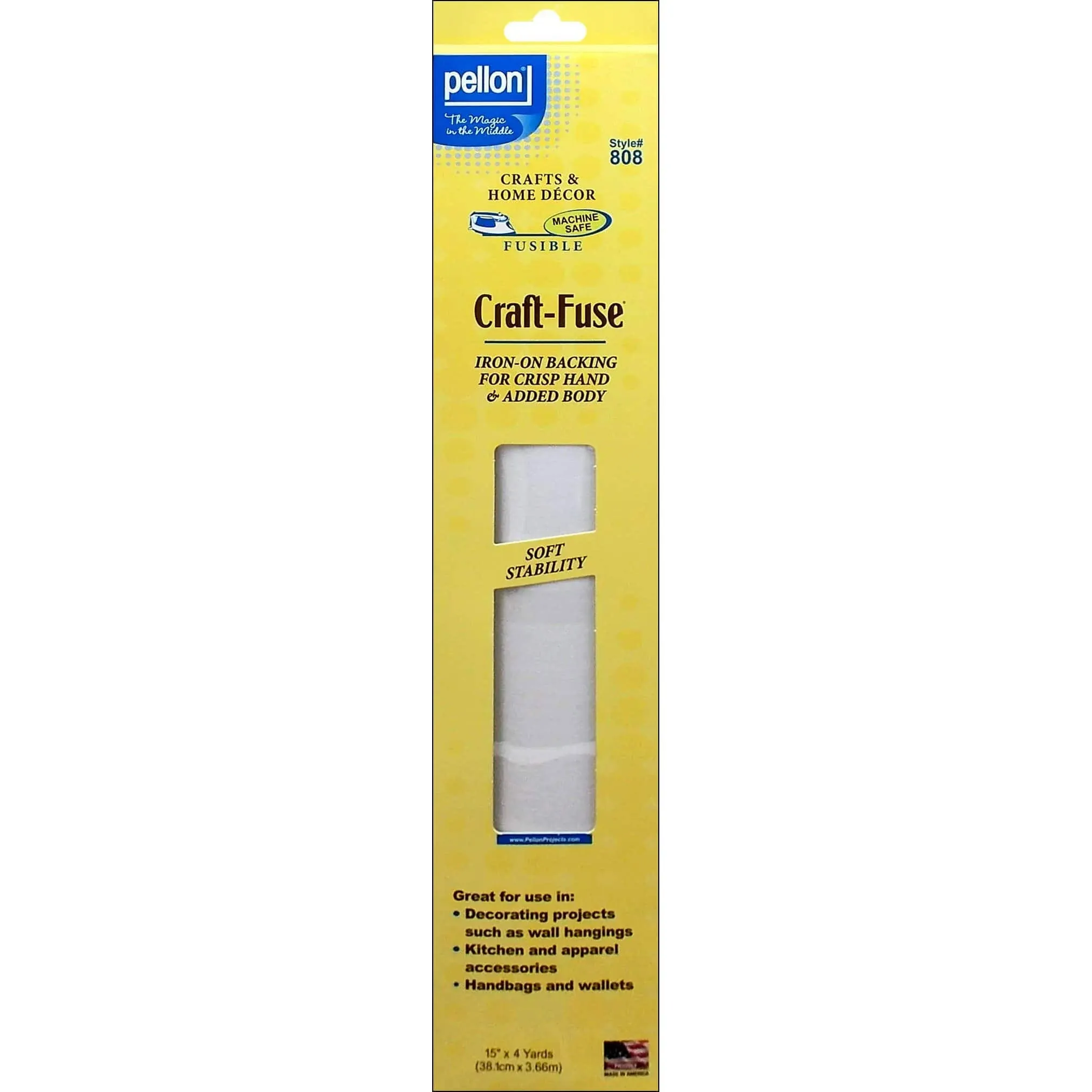 Pellon Iron stabilizer, 1 Pack, White