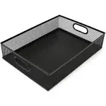 EsOfficce Desk Drawer Organizer, Stable Metal Mesh Desk Storage Tray, Versatile Storage Box Set for Office Home Supplies,13 x 9 Inches