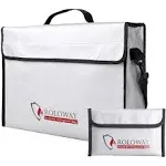 ROLOWAY Fireproof Document & Money Bags, Large Fireproof & Water Resistant Bag 1