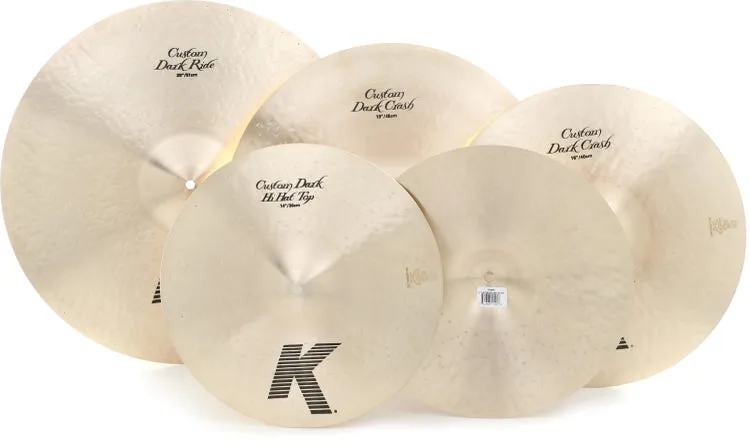 Zildjian K Custom Dark Cymbal Set - 5 Piece