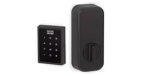 Emtek EMPowered Motorized Touchscreen Keypad Deadbolt - Choice of 4 Finishes ...