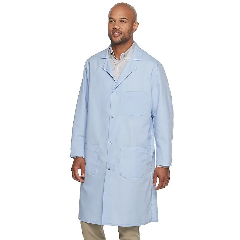 508Wht Mens White Ls Lab Coat