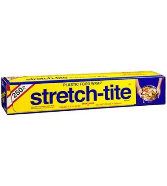 Stretch TITE Premium Plastic Food Wrap - 250 SF