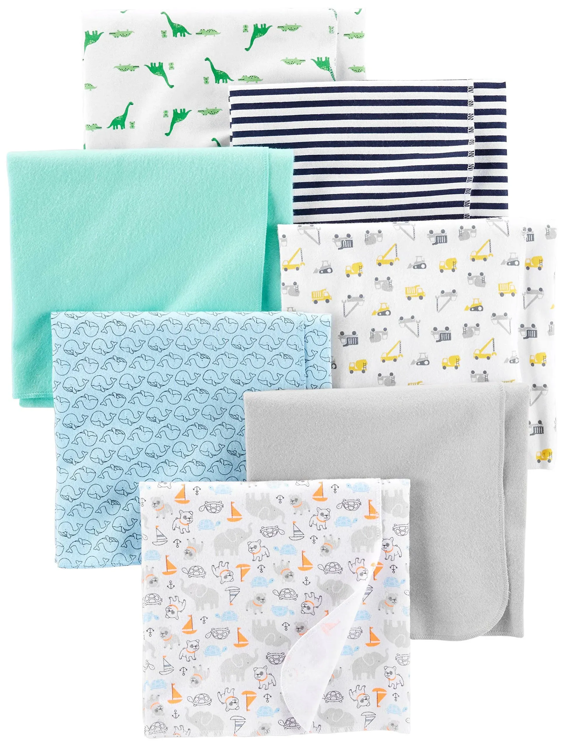 Simple Joys by Carter's Baby Unisex Flannel Receiving Blankets