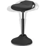 SONGMICS Standing Desk Chair, Adjustable Ergonomic Standing Stool, Black