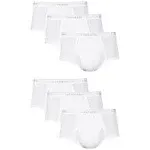 Hanes Men's Tagless Briefs 6-Pack White S