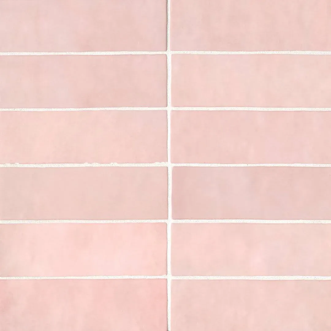 Cloe 2.5" x 8" Ceramic Tile Bedrosians Pink