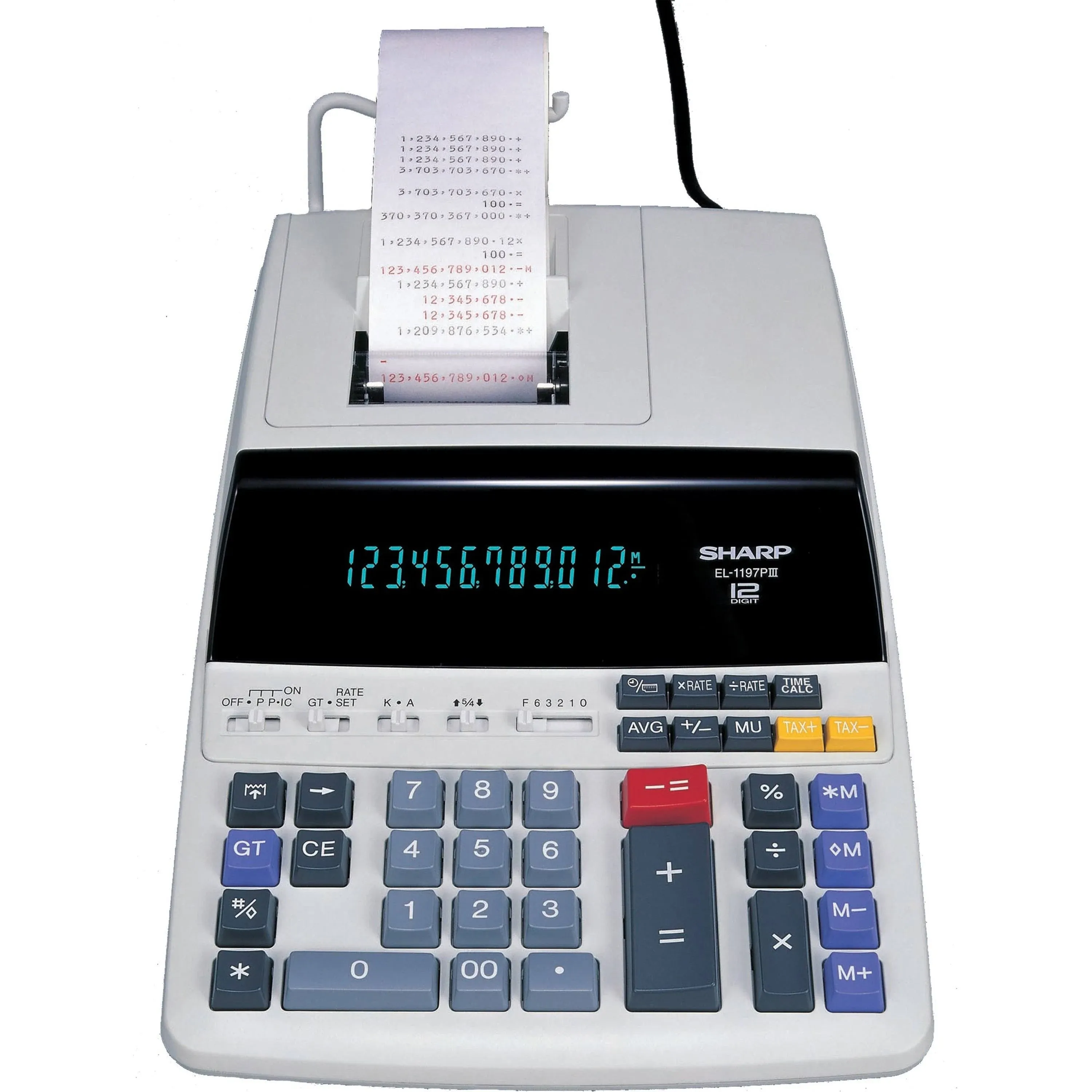 Sharp® EL-1197PIII Desktop Printing Calculator