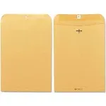 Clasp Envelope, 28 Lb Bond Weight Kraft, #90, Cheese Blade Flap, Clasp