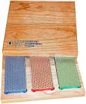 DMT Three Stone 6" Diamond Whetstone Set in Box