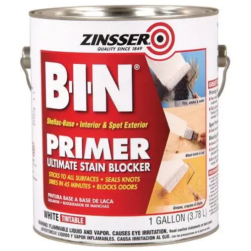 Zinsser B-I-N Primer-Sealer, Ultimate Stain Blocker - 1 gal bucket