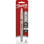 Sharpie Stainless Steel Grip Pen, Fine Point (0.4mm), Black Ink, Open Stock