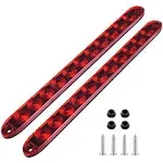 Nilight 16inch 11 LED Red Trailer Light Bar