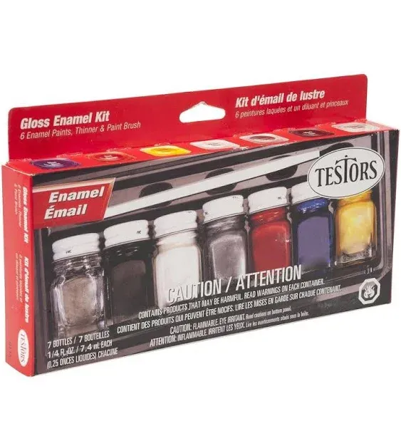 Testors esmalte Set de pintura, 9115 X, brillante