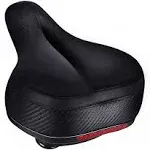 Most Comfortable Bicycle Seat, Bike Seat Replacement with Dual Shock Absorbin...