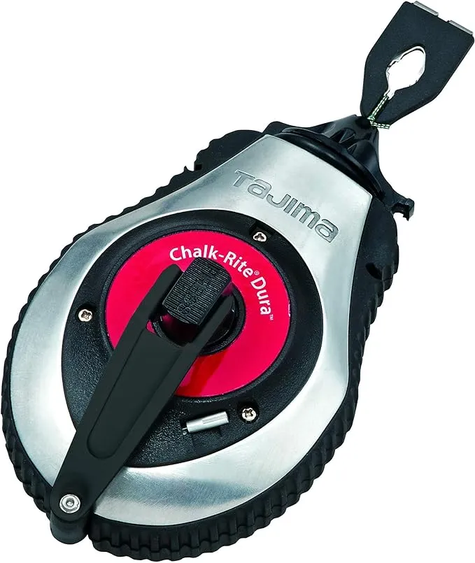 Tajima CR401S Chalk-Rite Dura Reel and Premium Braided Line with Fast-Rewind System, 1 mm x 30 m