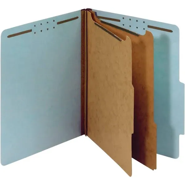 Office Depot Pressboard Classification Folders with Fasteners