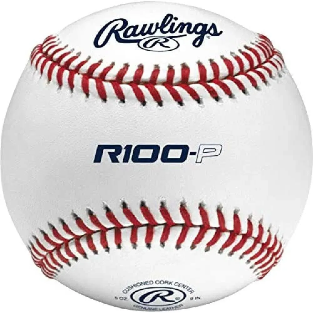 Rawlings High School Practice Baseballs, Practice Usage, Dozen, White