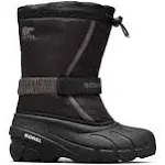 Sorel Flurry Boots Kids Black/City Grey 8