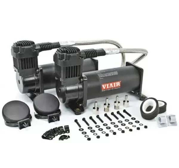 Air Lift 23444B Performance Viair 444C Dual Pack Compressor 200 PSI - Stealth Black