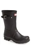 Shop Hunter Original Short Wellington Boots In Black