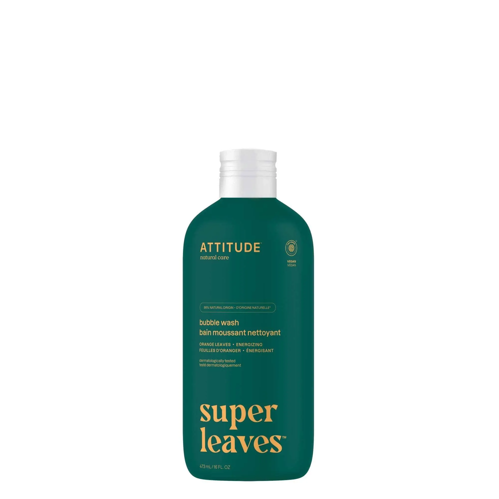 Super Leaves, Bubble Wash, Orange Leaves, 16 fl oz (473 ml)