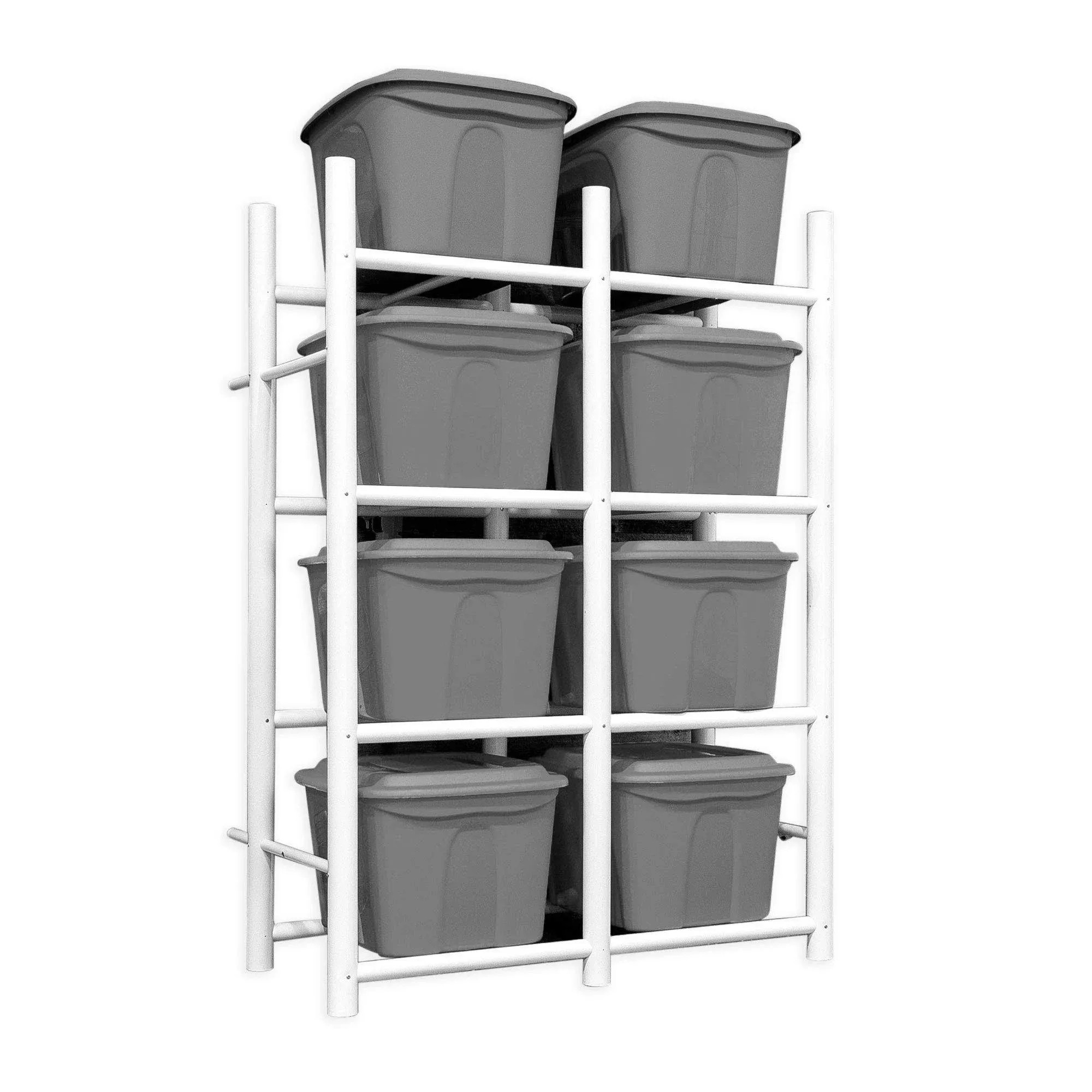 Rebrilliant Bin Warehouse 8 Tote Edition 32 Gallon Storage Rack