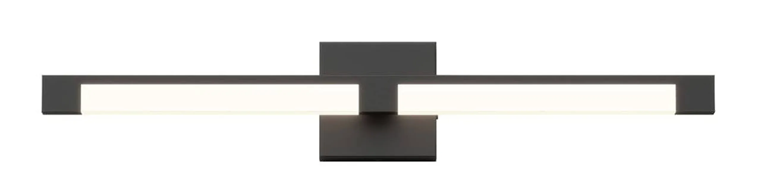 Tivoli 27 in. 1-Light Matte Black Modern Integrated LED Vanity Light Bar for Bathroom